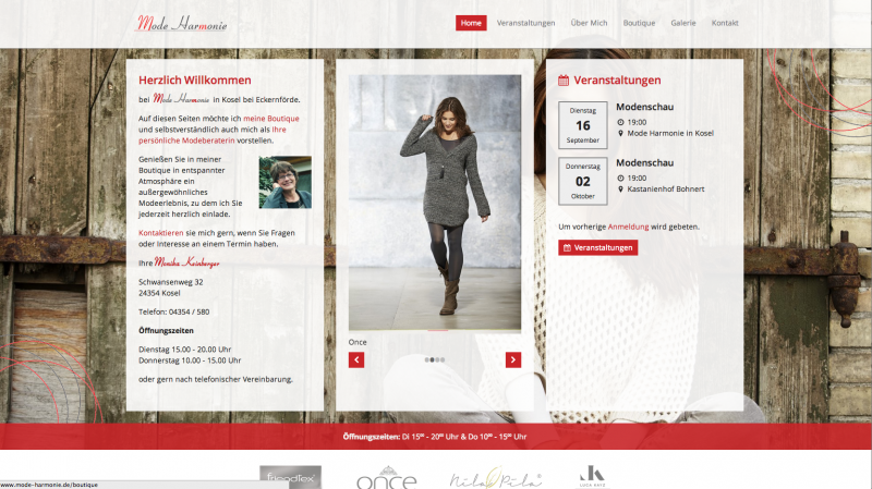 Mode Harmonie im neuen Internetgewand